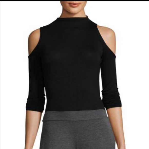 Bailey 44 Tops - Bailey 44 cold shoulder long sleeve mock neck top